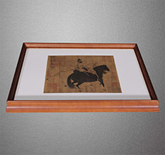 西平书画装裱配框服务案例